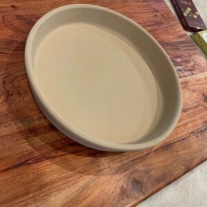 Pampered Chef  stoneware  deep dish Baker unglazed